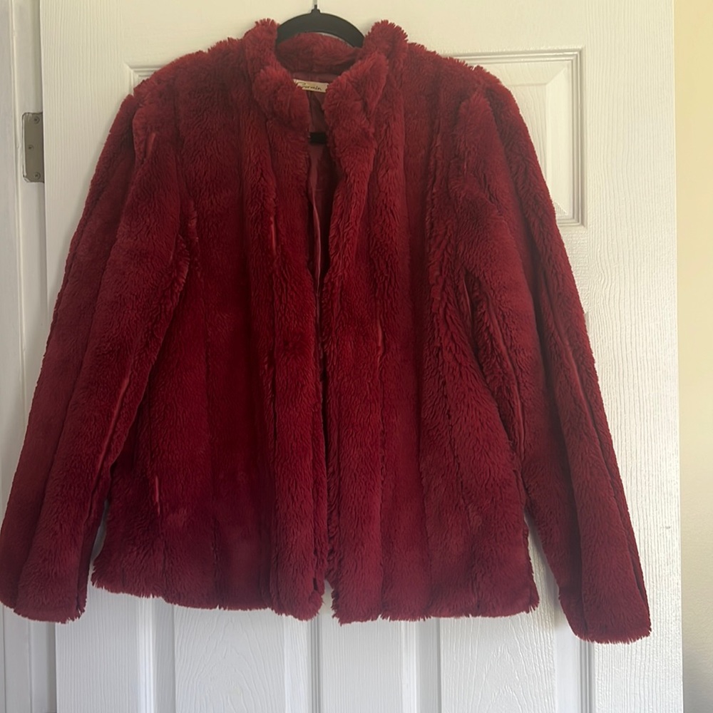 Faux Fur Jacket Medium